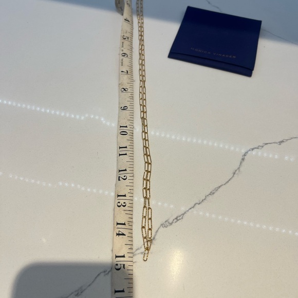 Monica Vinader Alta Textured Chain Necklace - Picture 2 of 6